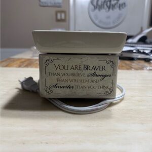 Inspirational Electric Wax Warmer - Beige Cream